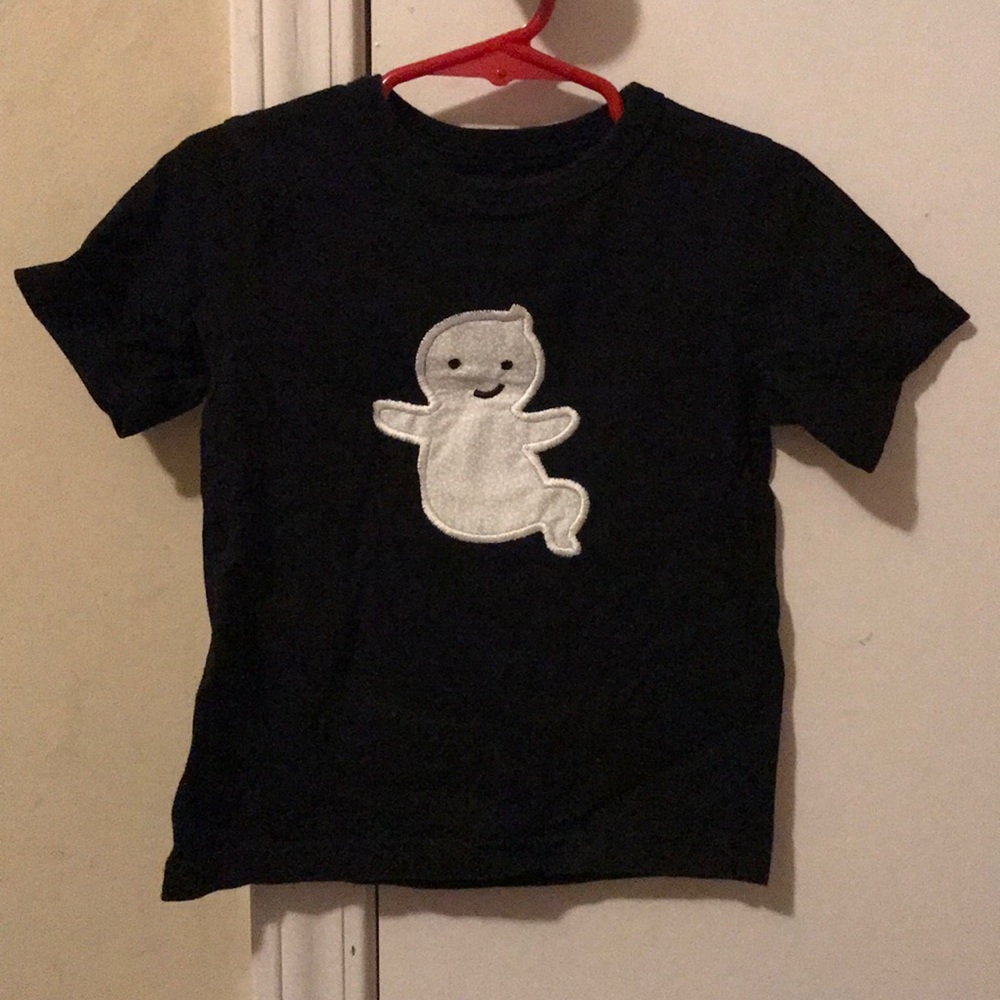 Boys black short sleeve shirt